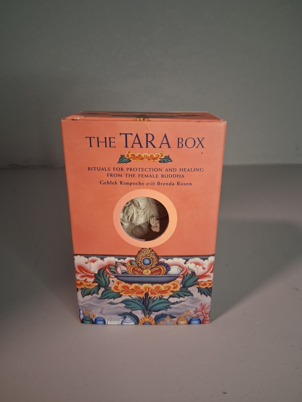 The White Tara 3 1/2" Statue Box & Book Rituals Protection Healing Buddhist Set